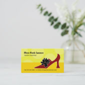 Visitenkarte des Shoeliebhabers (Stehend Vorderseite)