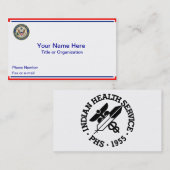 Visitenkarte des US-Repräsentantenhauses (Vorne/Hinten)