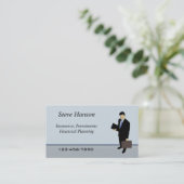 Visitenkarte des Versicherungsverwalters (Stehend Vorderseite)