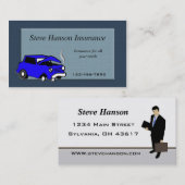 Visitenkarte des Versicherungsverwalters (Vorne/Hinten)