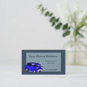 Visitenkarte des Versicherungsverwalters (Stehend Vorderseite)