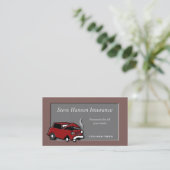 Visitenkarte des Versicherungsverwalters (Stehend Vorderseite)