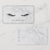 Visitenkarte,- Designer der Wimper -, Visitenkarte (Vorne/Hinten)