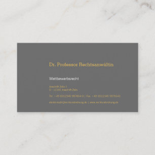 Visitenkarte dezent