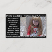 Visitenkarte, die Sie machen Visitenkarte (Rückseite)