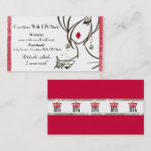 Visitenkarte "Diva Attitude" (Vorne/Hinten)