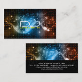 Visitenkarte DJ (Vorne/Hinten)