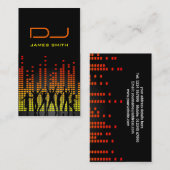 Visitenkarte DJ (Vorne/Hinten)