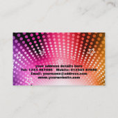 Visitenkarte DJ (Rückseite)