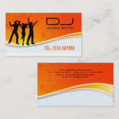 Visitenkarte DJ (Vorne/Hinten)