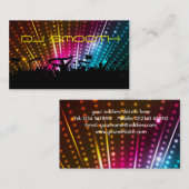 Visitenkarte DJ (Vorne/Hinten)