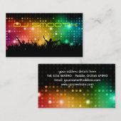 Visitenkarte DJ (Vorne/Hinten)