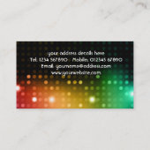 Visitenkarte DJ (Rückseite)