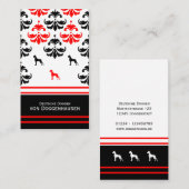 Visitenkarte Dogge (Vorne/Hinten)