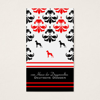 Visitenkarte Dogge