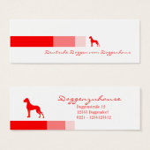 Visitenkarte Dogge (Vorne & Hinten)