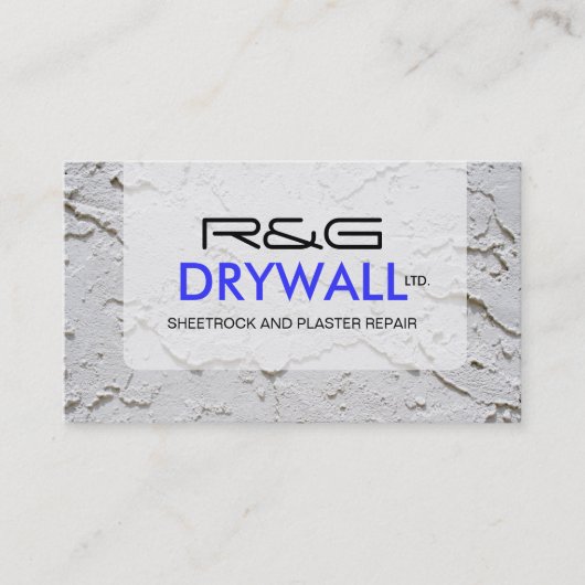 VISITENKARTE DRYWALL COMPANY (Vorderseite)
