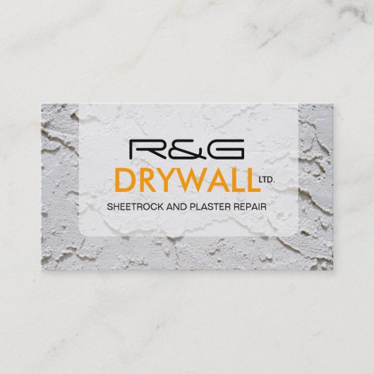 VISITENKARTE DRYWALL COMPANY (Vorderseite)