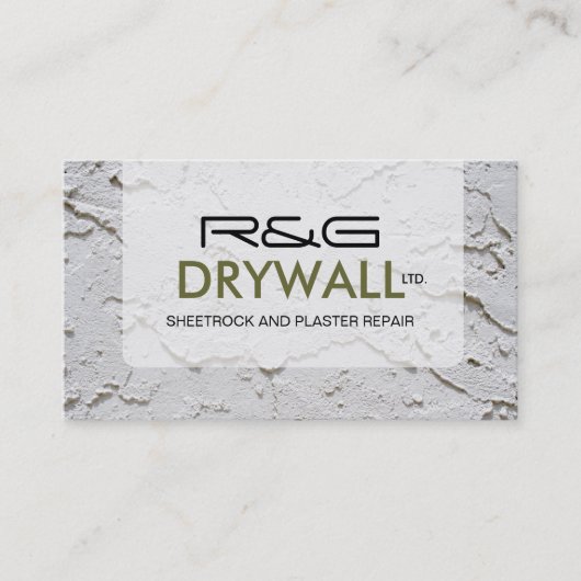 VISITENKARTE DRYWALL COMPANY (Vorderseite)