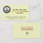 Visitenkarte Editável des CARN Brasiliens (Vorne/Hinten)