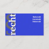 Visitenkarte eines Anwalts (Rückseite)