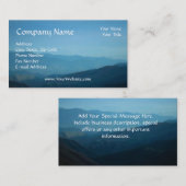 Visitenkarte, einfach zu gestalten online, Mountai Visitenkarte (Vorne/Hinten)