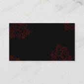 Visitenkarte - elegant (Rückseite)