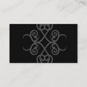 Visitenkarte - elegant (Rückseite)