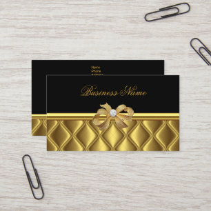 Visitenkarte Elegant Goldener Bogen Kachelbesatz S