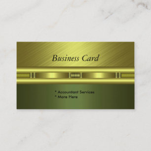 Visitenkarte Elegant Grün Gold Avocado