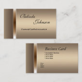 Visitenkarte Elegante Coffee Elite (Vorne/Hinten)