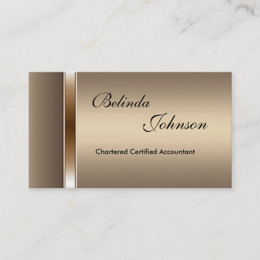 Visitenkarte Elegante Coffee Elite (Vorderseite)