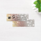 Visitenkarte elegante glitzernde Wimpern (Schreibtisch)
