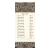 Visitenkarte - Elegantes antikes Gold Barock Werbekarte (Hinten)