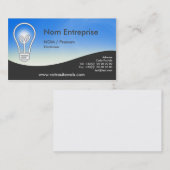 Visitenkarte Elektriker (Vorne/Hinten)