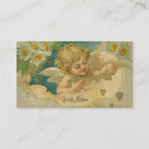 Visitenkarte Engelhaft Eleganter Cherub
