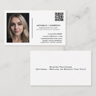 Visitenkarte erstellen - Personalisierte Fotokarte