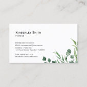 Visitenkarte, Eucalytus Botanicals Visitenkarte (Vorderseite)