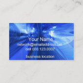 Visitenkarte:Fantastisches Blau Visitenkarte (Rückseite)