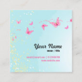 Visitenkarte - Fee, Schmetterling, fantastisch (Rückseite)