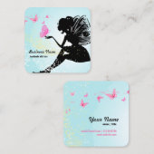 Visitenkarte - Fee, Schmetterling, fantastisch (Vorne/Hinten)