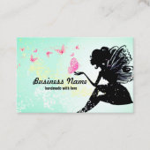 Visitenkarte - Fee, Schmetterling, fantastisch (Vorderseite)