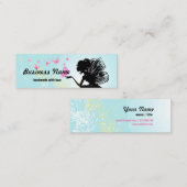 Visitenkarte - Fee, Schmetterling, fantastisch (Vorne/Hinten)