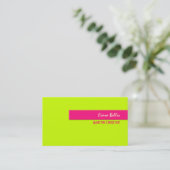 Visitenkarte, fett {anpassbarer Hintergrund} Visitenkarte (Stehend Vorderseite)