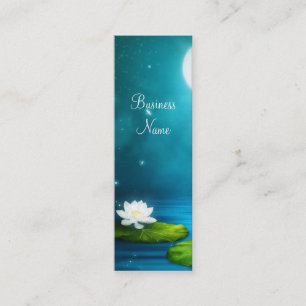 Visitenkarte Firefrefly White Blume Skinny