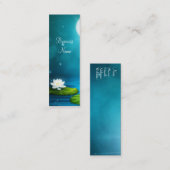 Visitenkarte Firefrefly White Blume Skinny (Vorne/Hinten)