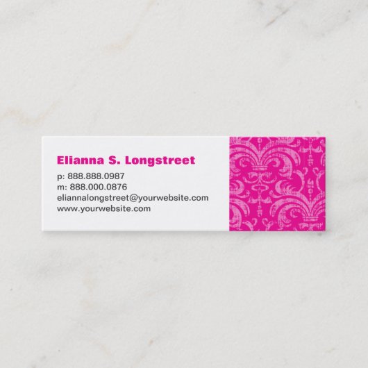 Visitenkarte Fleur de Lys Personal (Vorderseite)