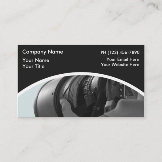 Visitenkarte Fotografie (Vorderseite)