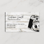 Visitenkarte Fotografie (Rückseite)