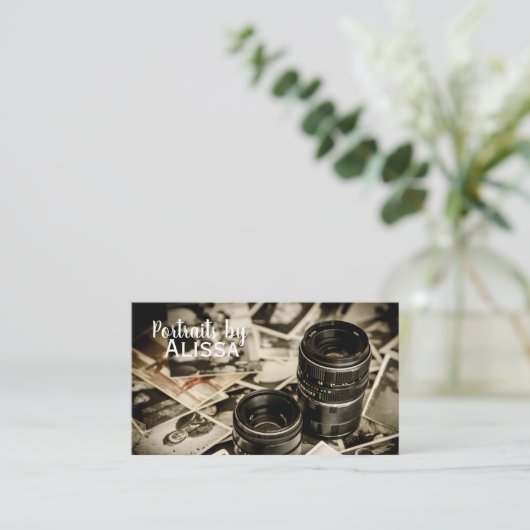 Visitenkarte Fotografie (Stehend Vorderseite)